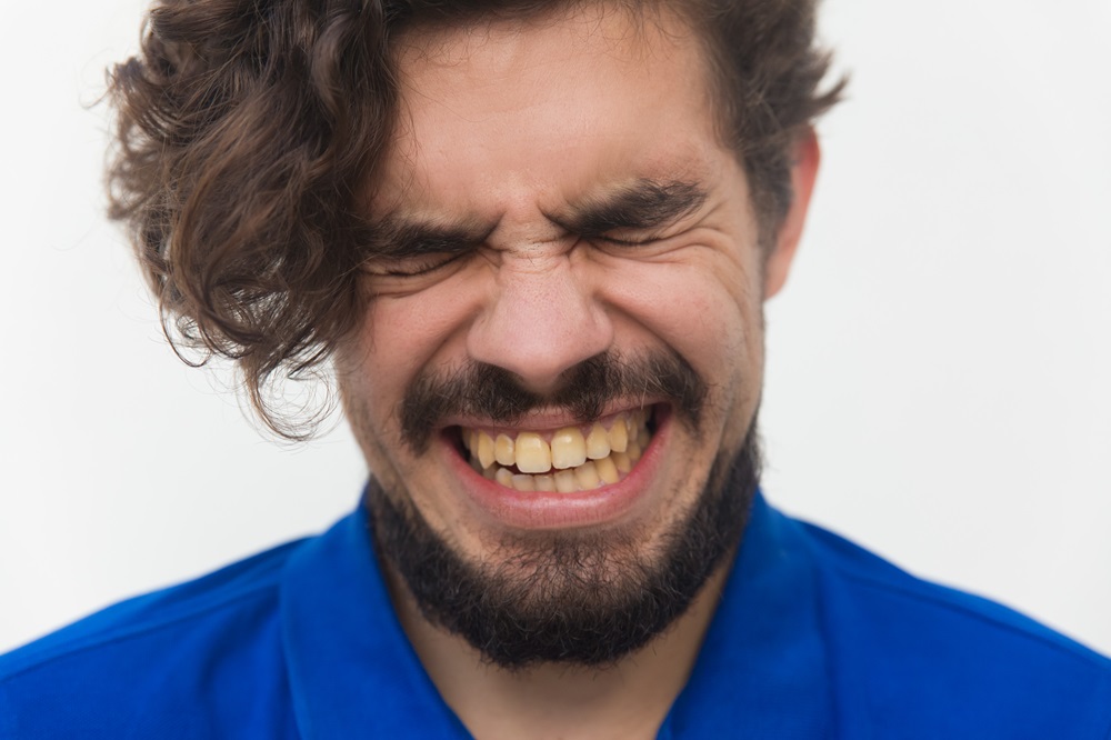 man having chipped tooth